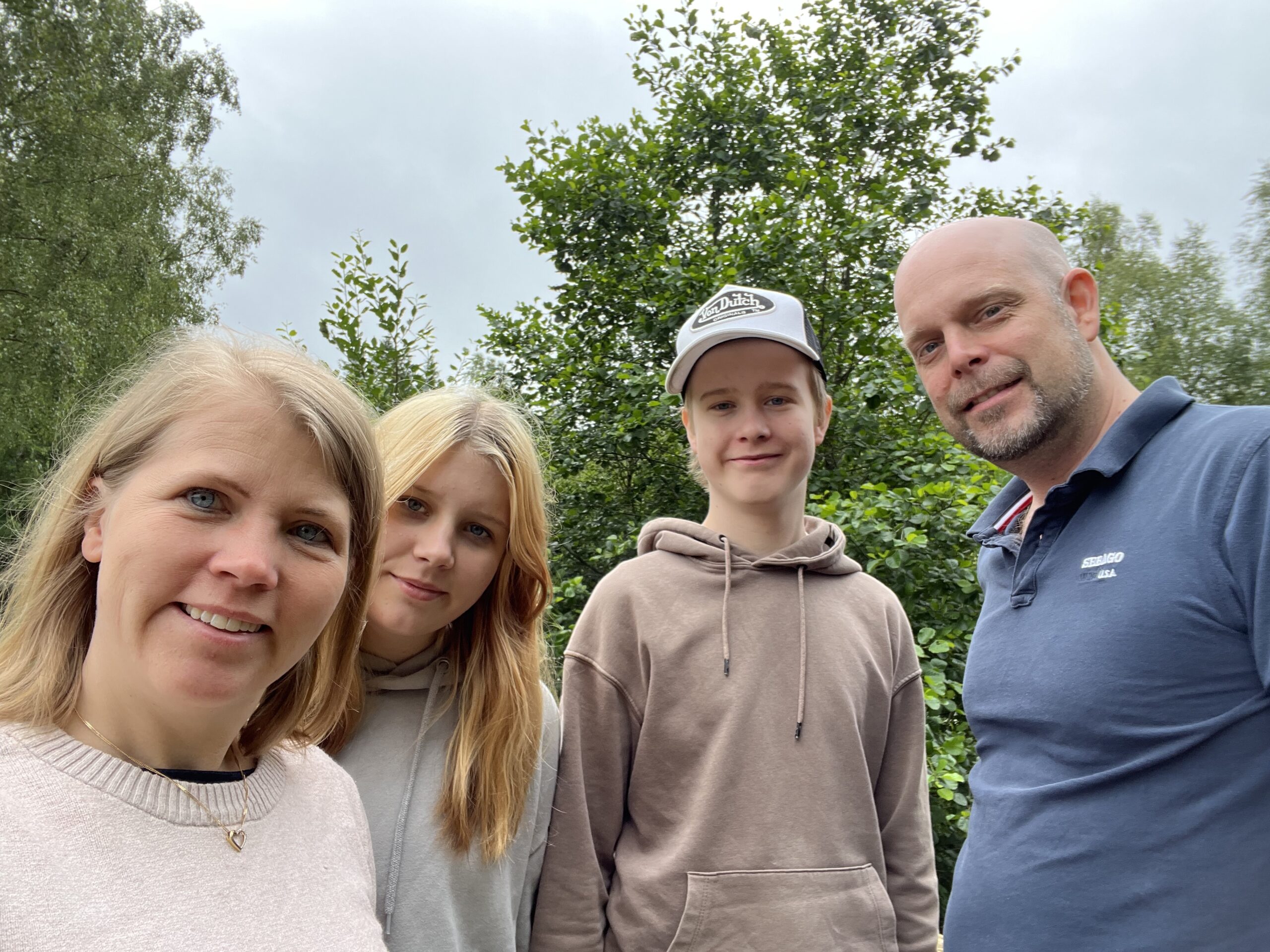 VÄr första resa med husbilen